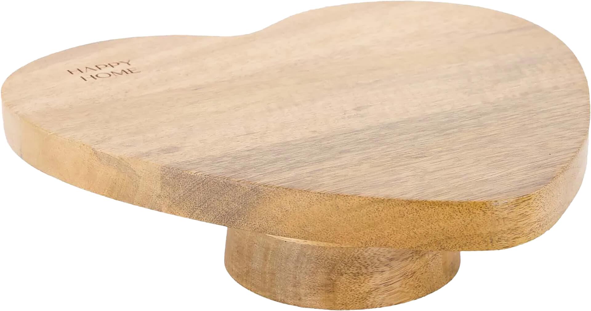 Zusss Serveerplateau Hout Hartvorm Happy Home Bruin
