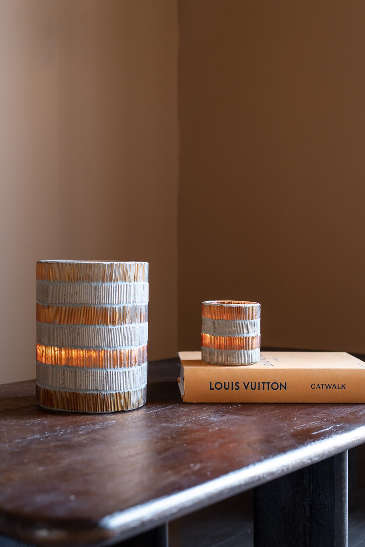 Bomont Collection Windlicht Spark L Bruin