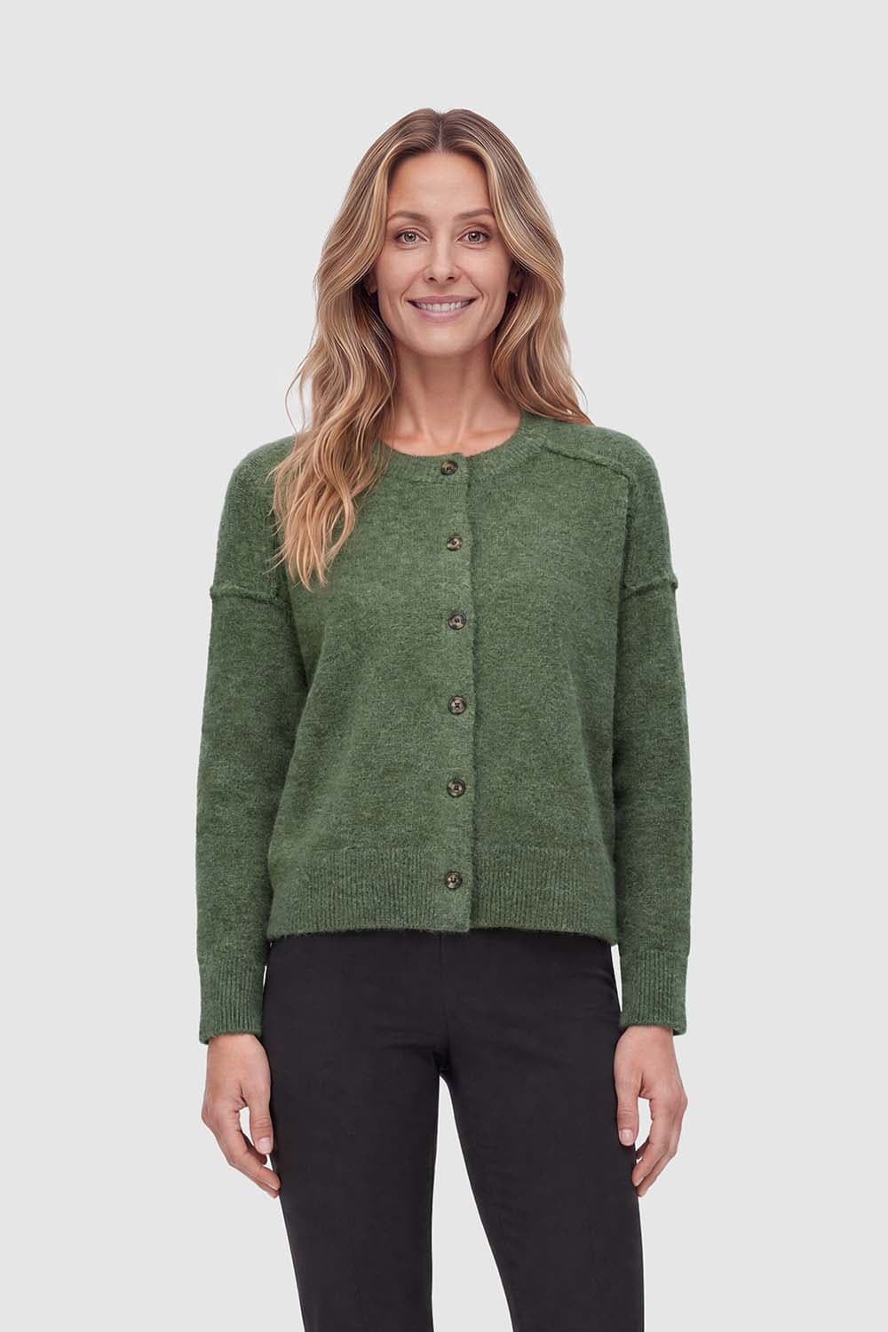 Scotch & Soda Vest Fuzzy  Groen
