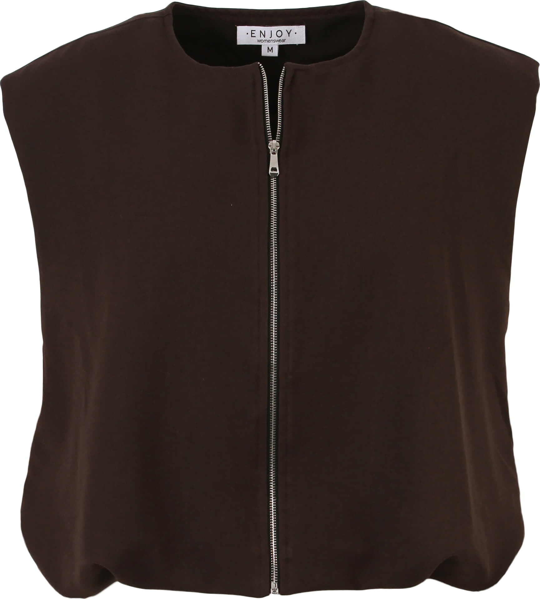 Enjoy Gilet Donker Bruin