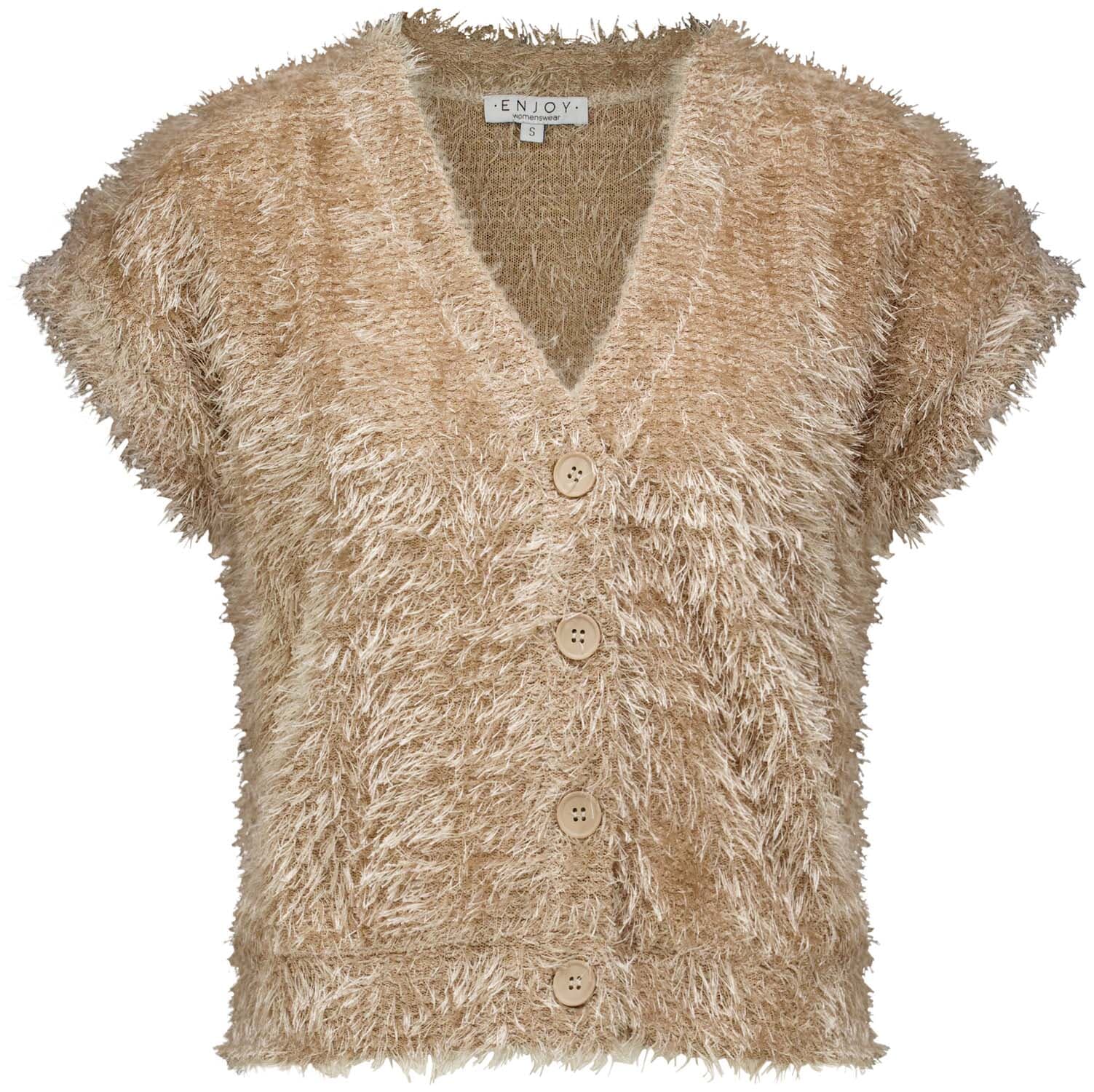 Enjoy Gilet Taupe