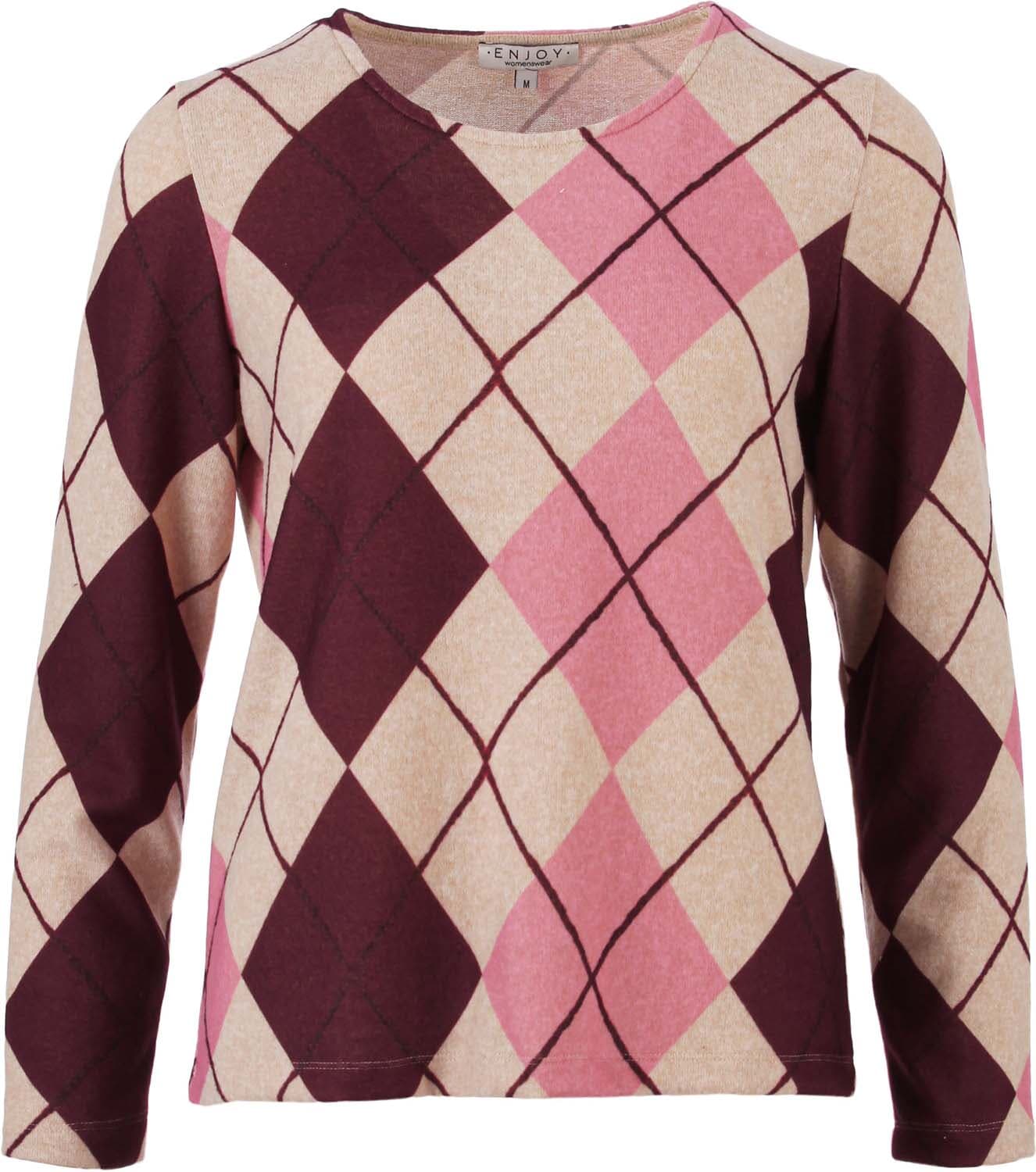 Enjoy Trui Bordeaux Rood