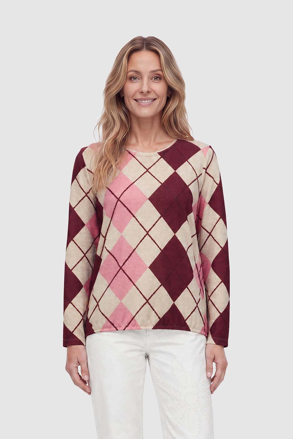 Enjoy Trui Bordeaux Rood