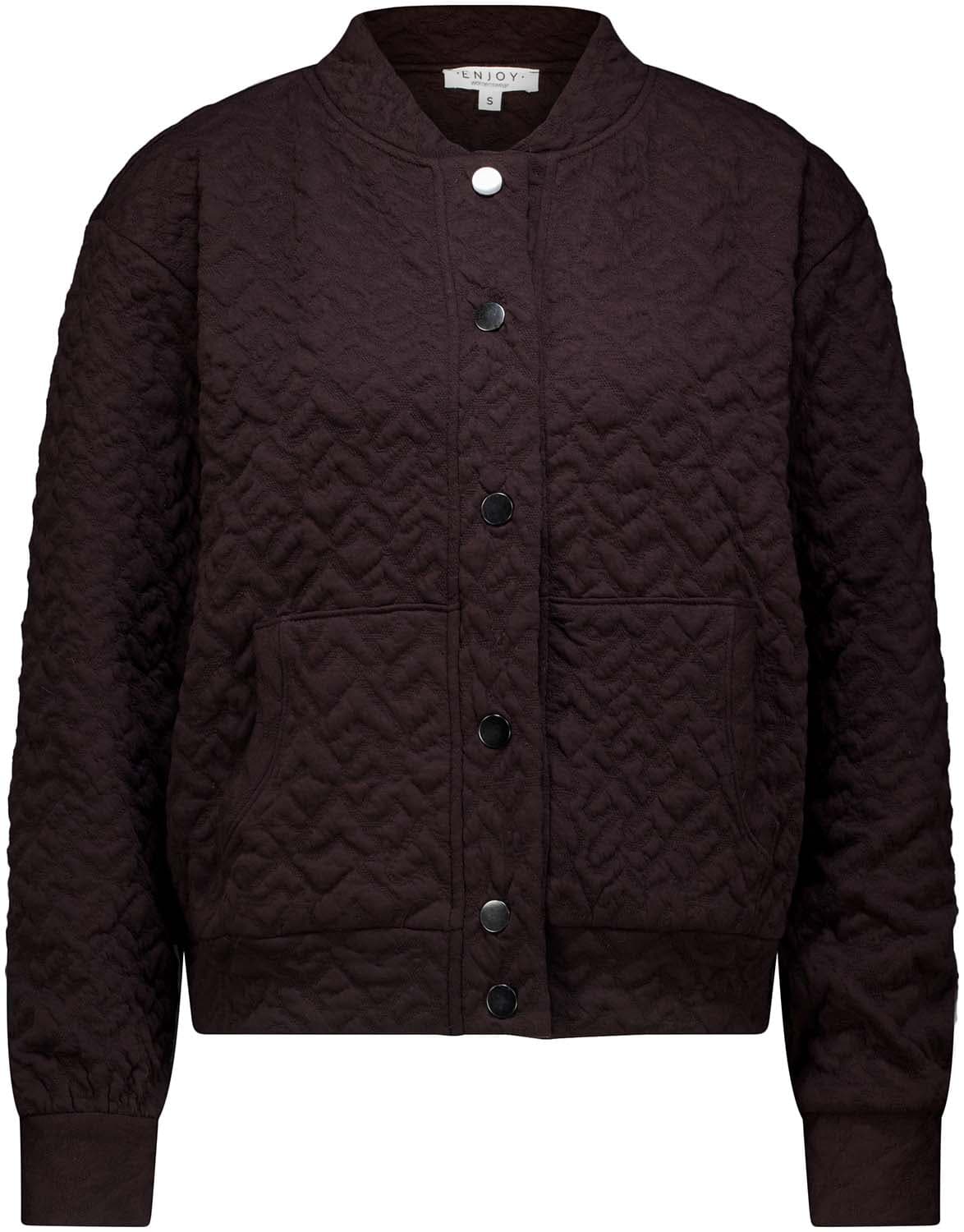 Enjoy Bomber vest Donker Bruin