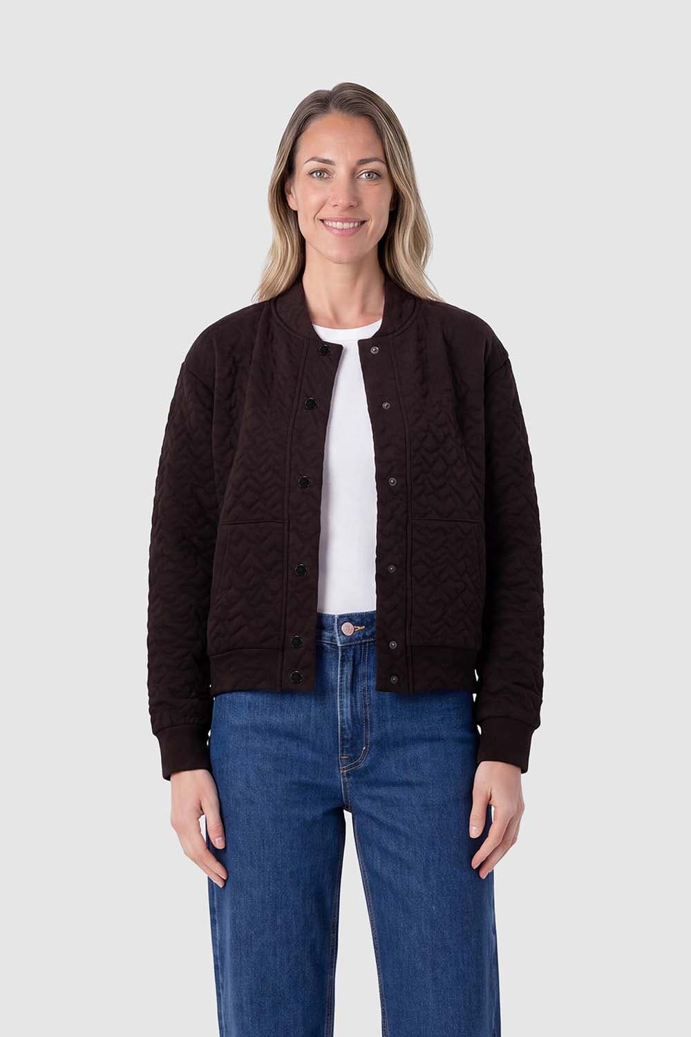 Enjoy Bomber vest Donker Bruin