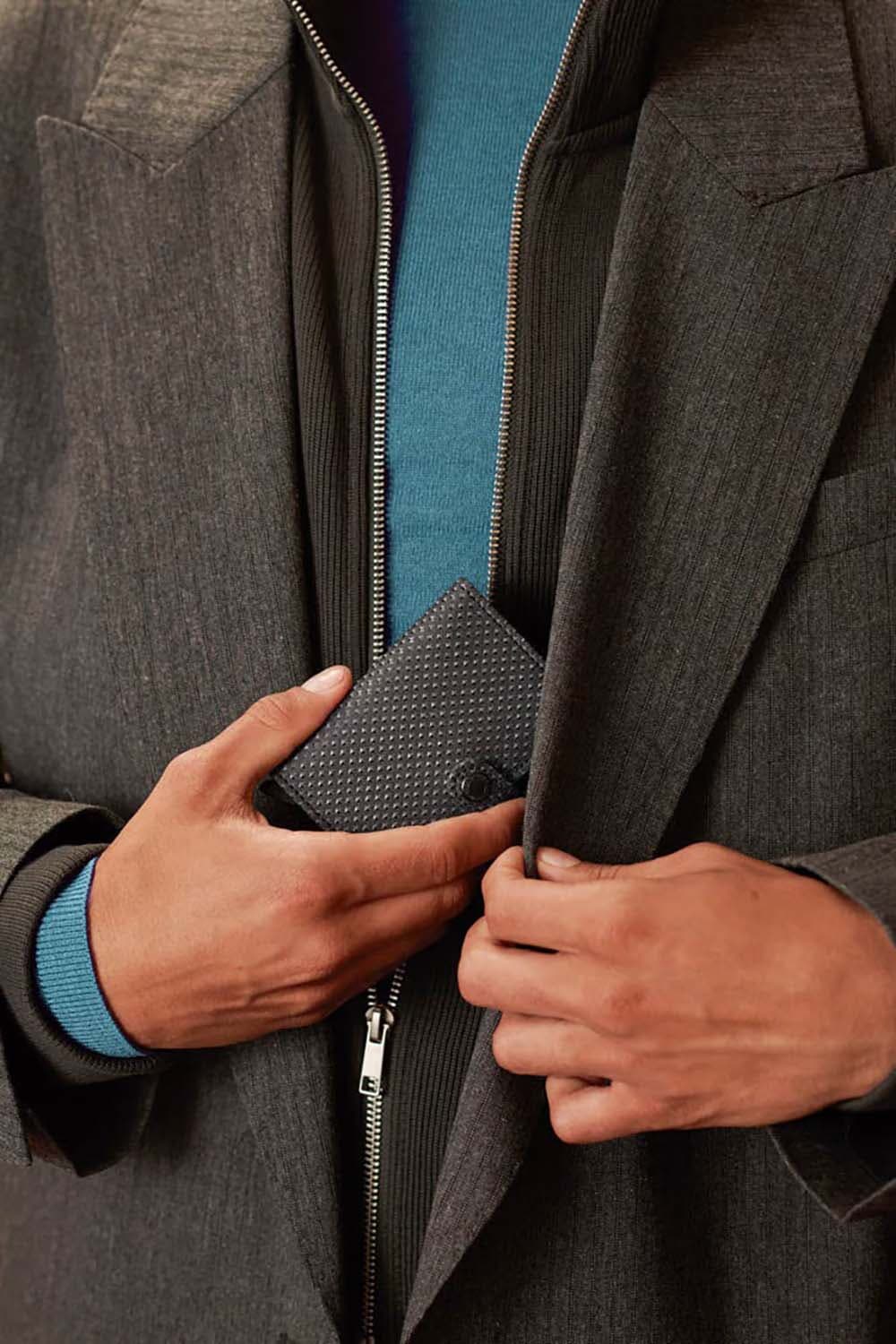 Secrid Miniwallet Pyamid Grey Grijs