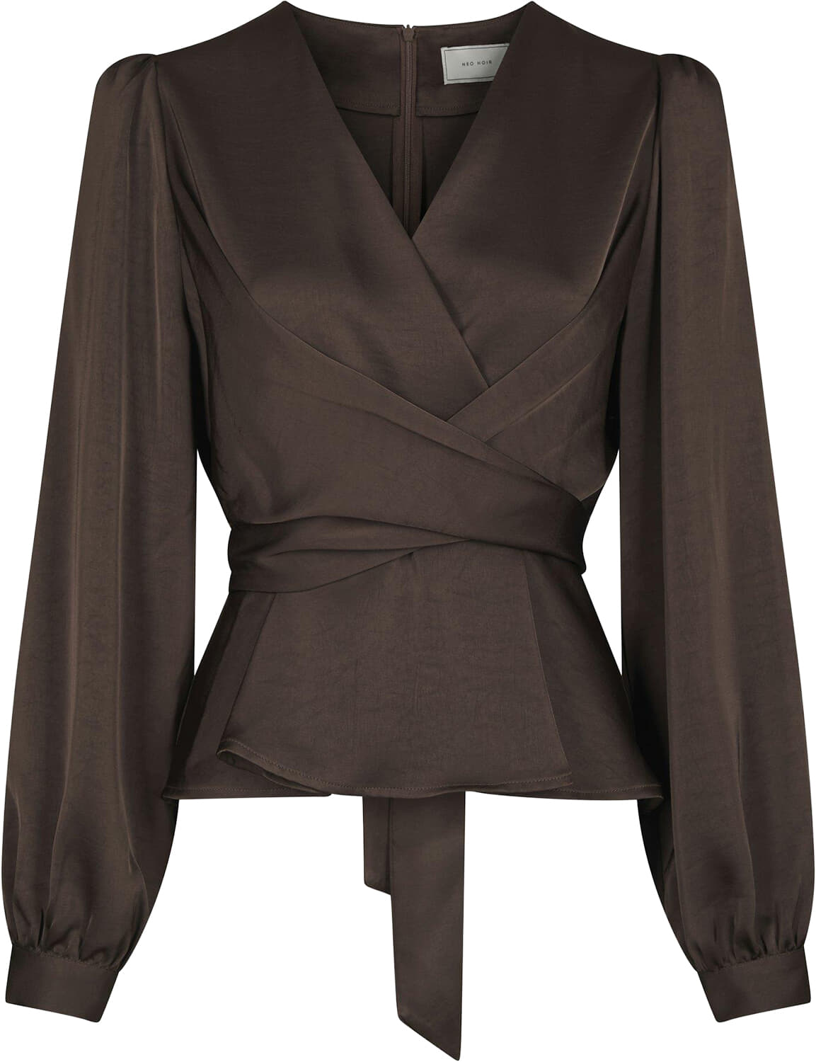 Neo Noir Blouse Rista Donker Bruin
