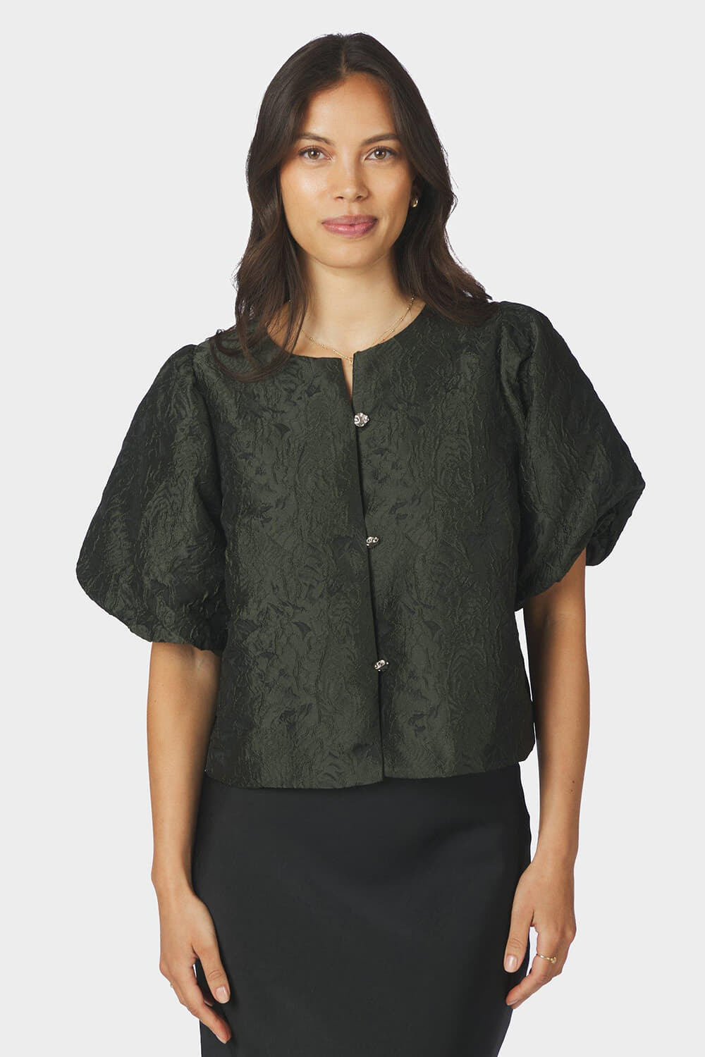 Neo Noir Blouse Aisa Groen