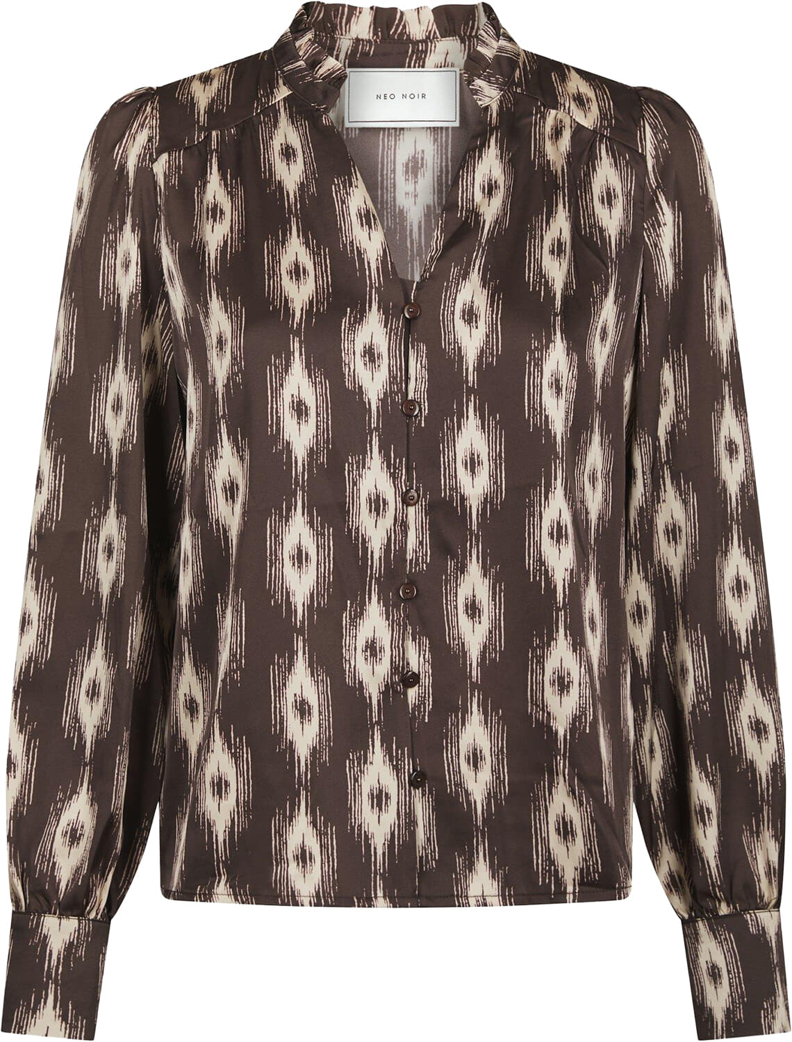 Neo Noir Blouse Massima Donker Bruin