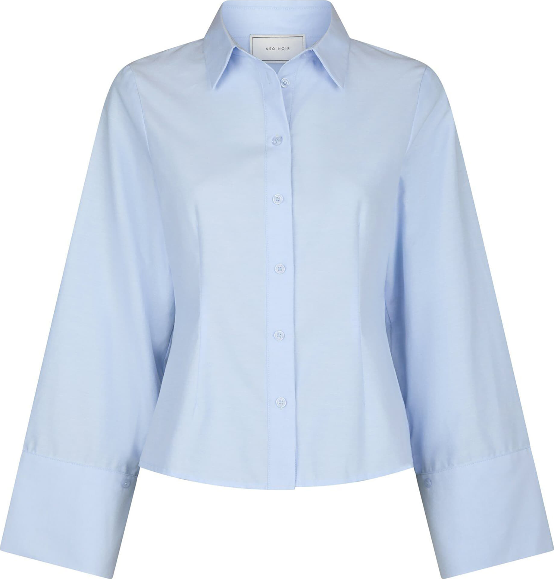 Neo Noir Blouse Rosa Oxford Blauw