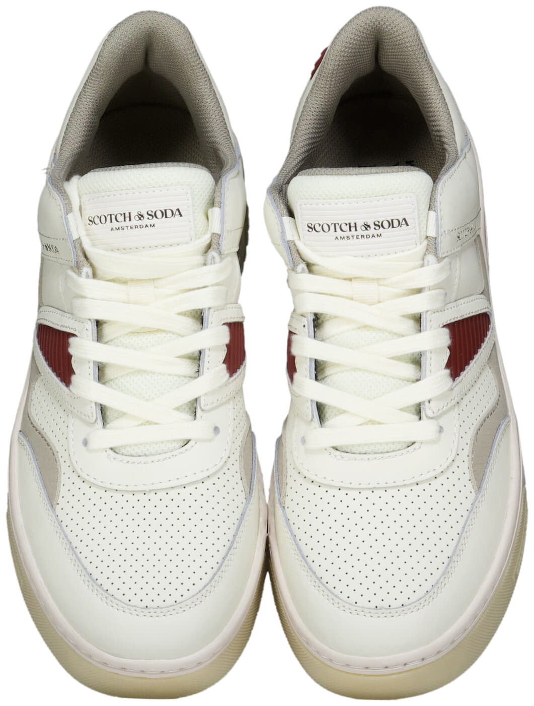 Scotch & Soda Sneakers New Cup Wit