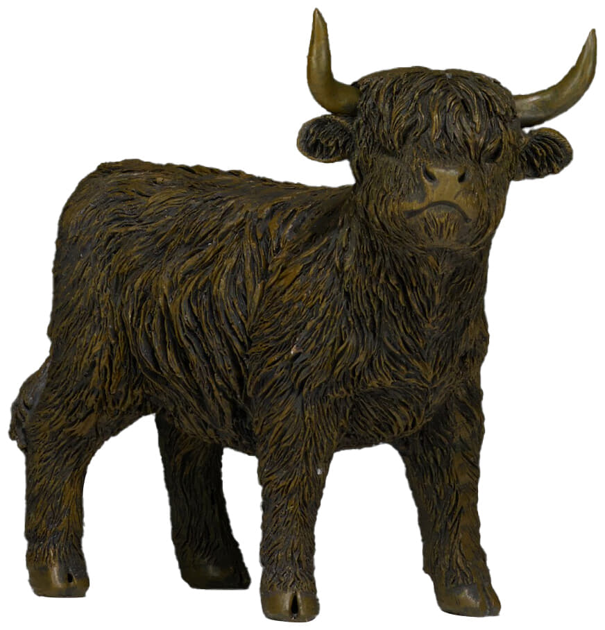 Bomont Collection Ornament Schotse Hooglander Ulla S 18 x 7 x 16 cm Bruin