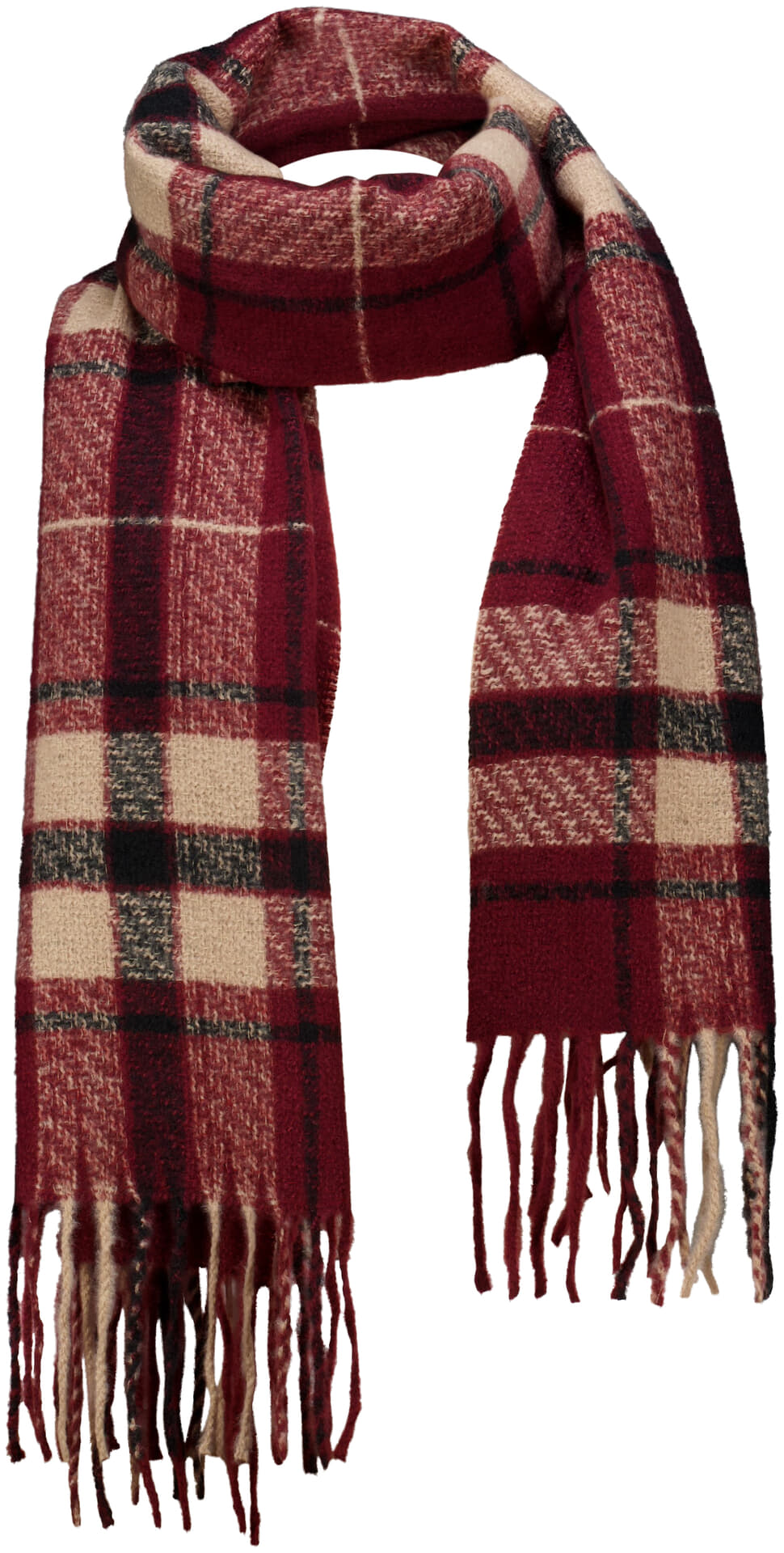 Zo Sjaal Bordeaux Rood