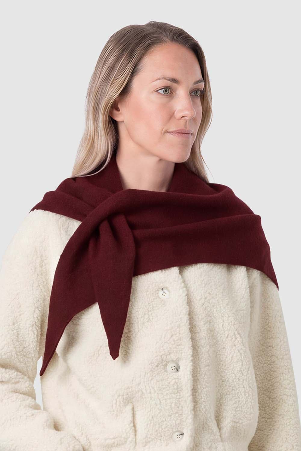 Zo Sjaal Bordeaux Rood