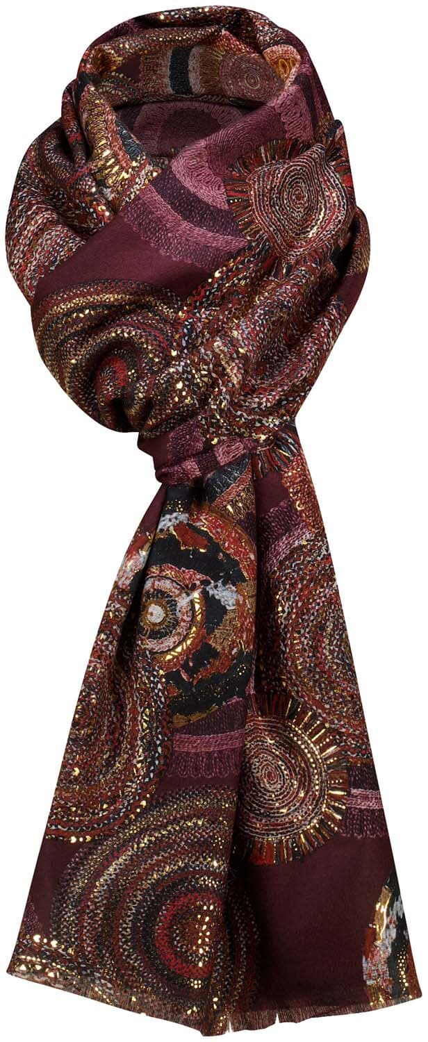 Zo Sjaal Bordeaux Rood