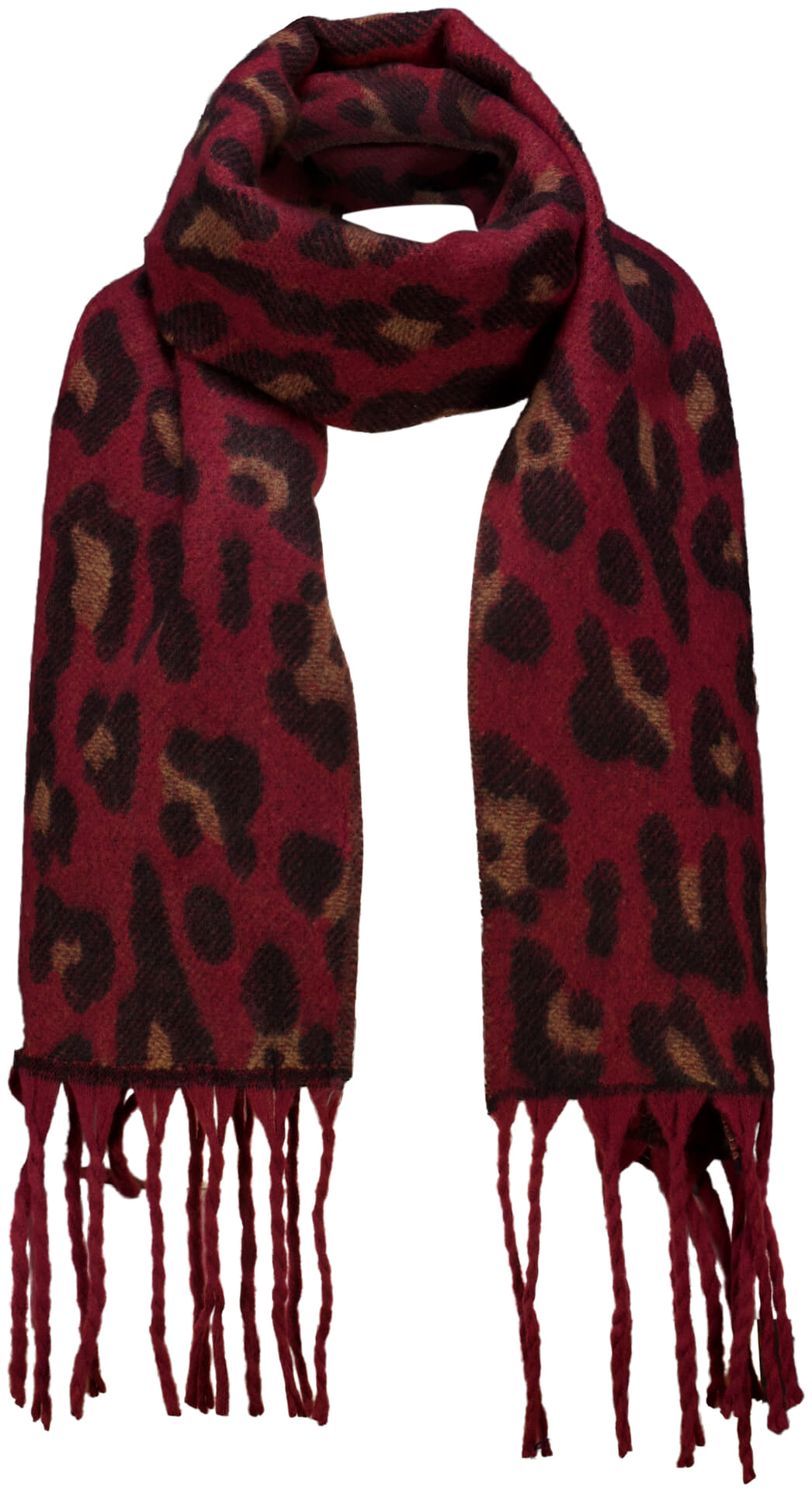 Zo Sjaal Bordeaux Rood