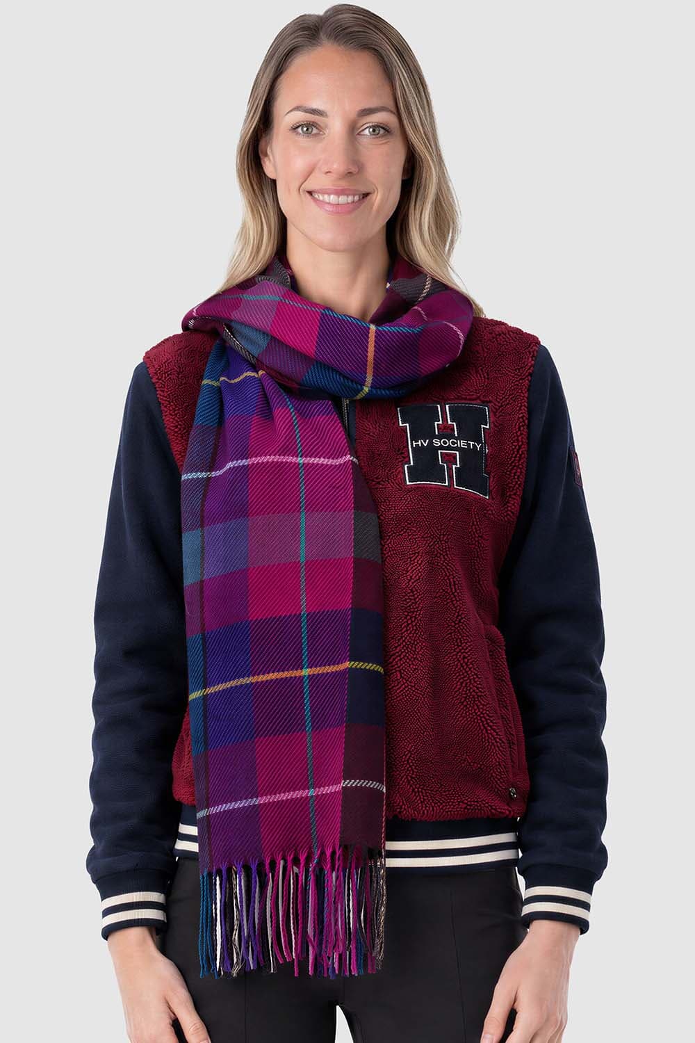 Zo Sjaal Bordeaux Rood