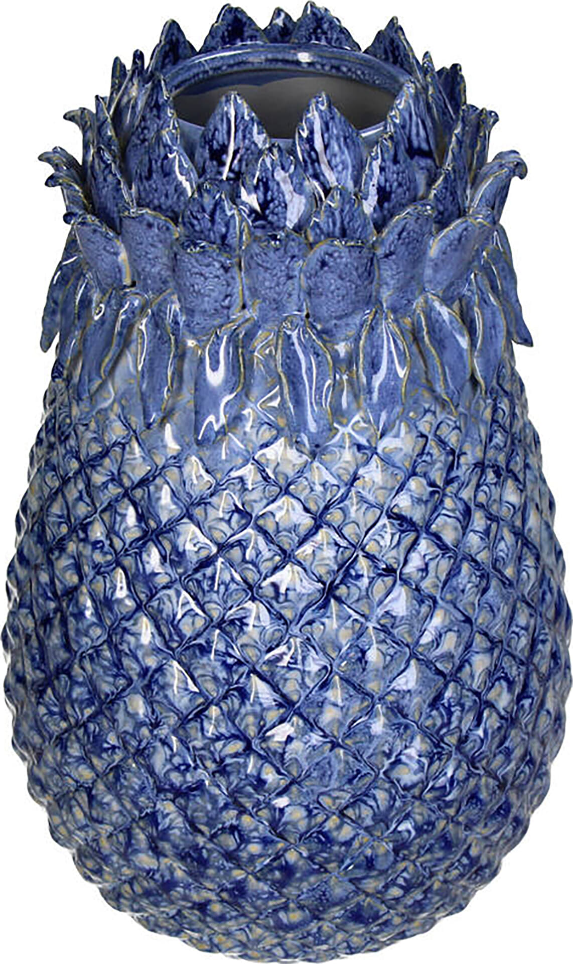 Bomont Collection Vaas Keramiek Blauw 19x19x29,5cm Blauw