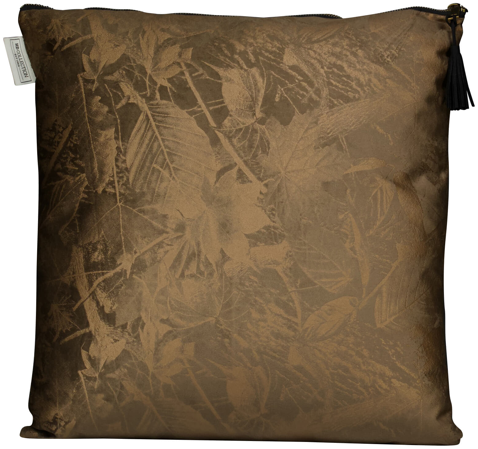 Bomont Collection Kussen bladeren 45 x 45 cm Bruin