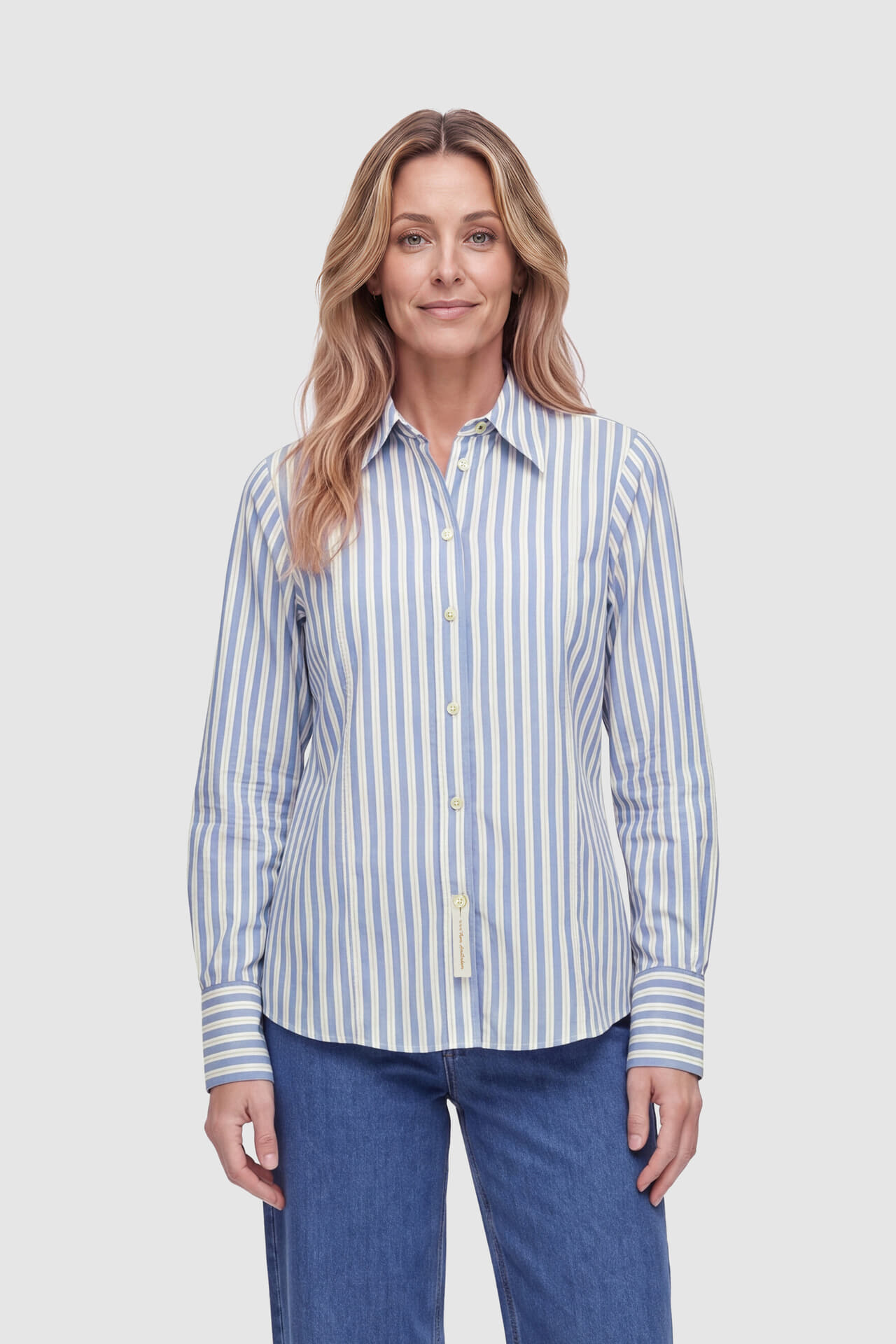 Scotch & Soda Blouse Striped tailored-fit Multi