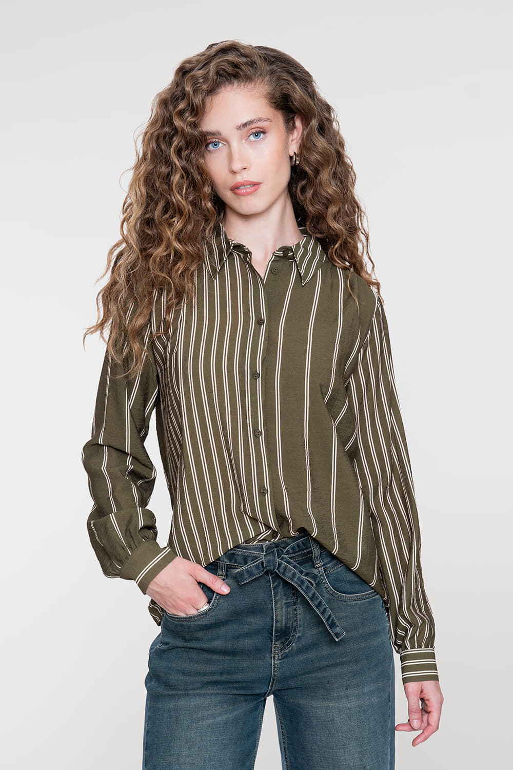 Geisha blouse Army