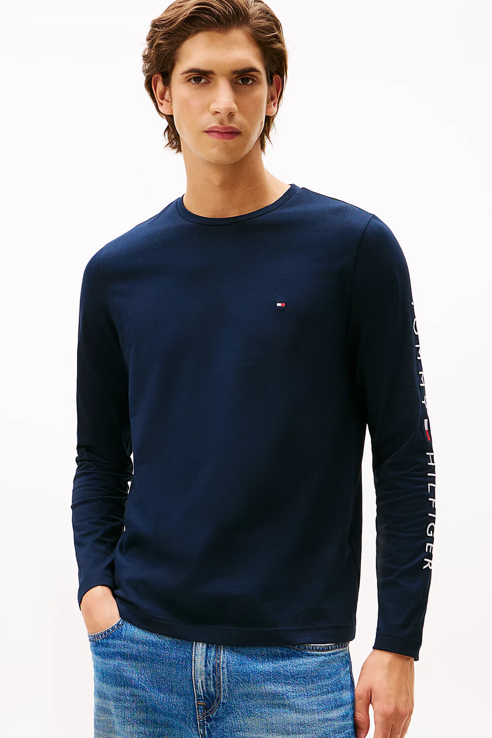 Tommy Hilfiger tommy logo ls Navy