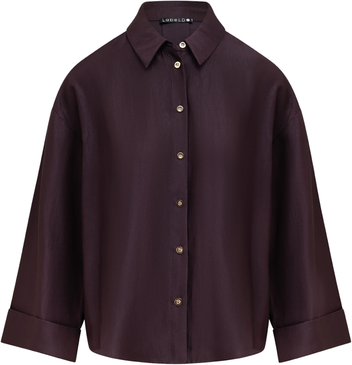 Label Dot Blouse Alisanne Bordeaux Rood