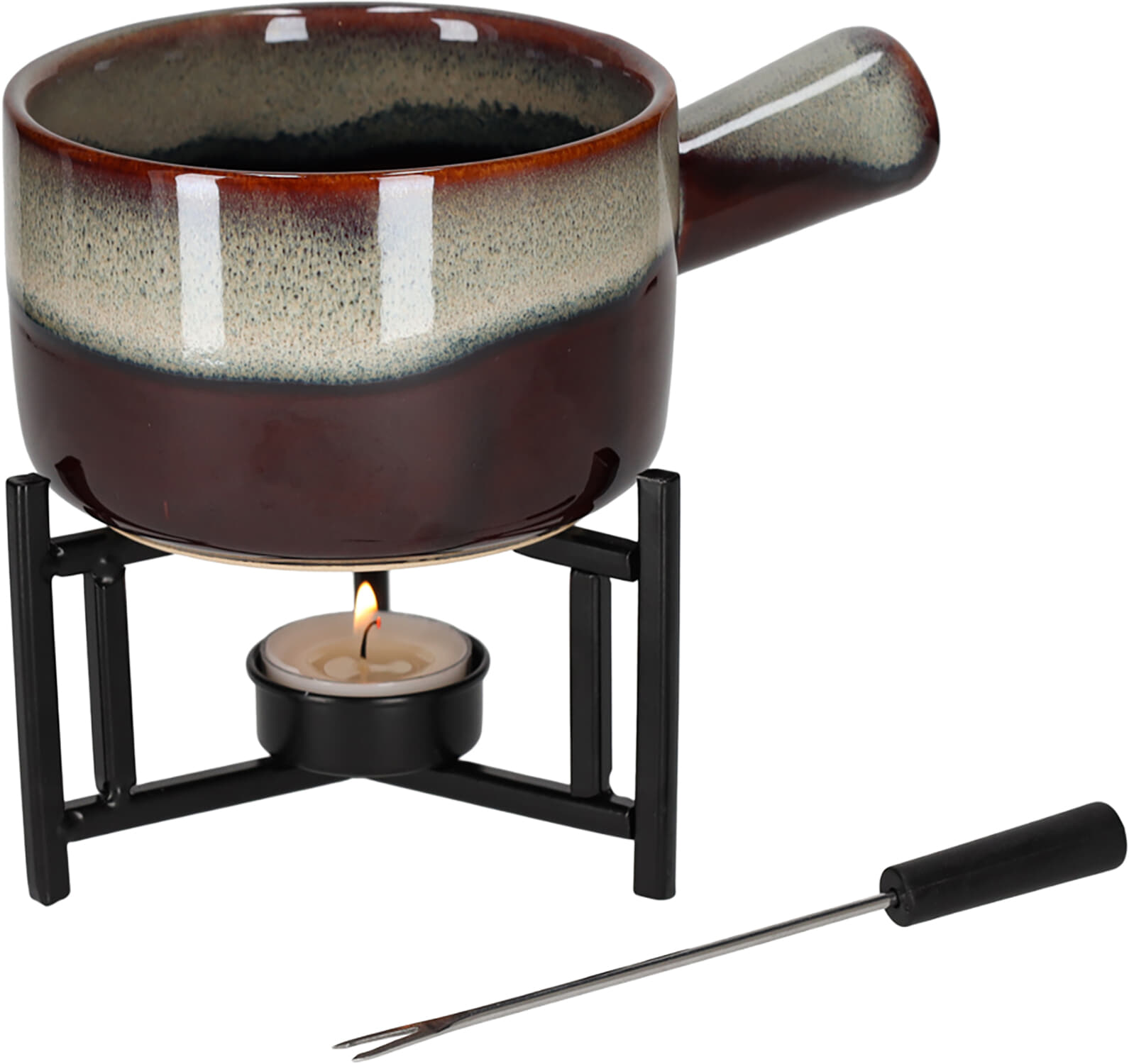 Jens Living Fondue Set Bordeaux Rood