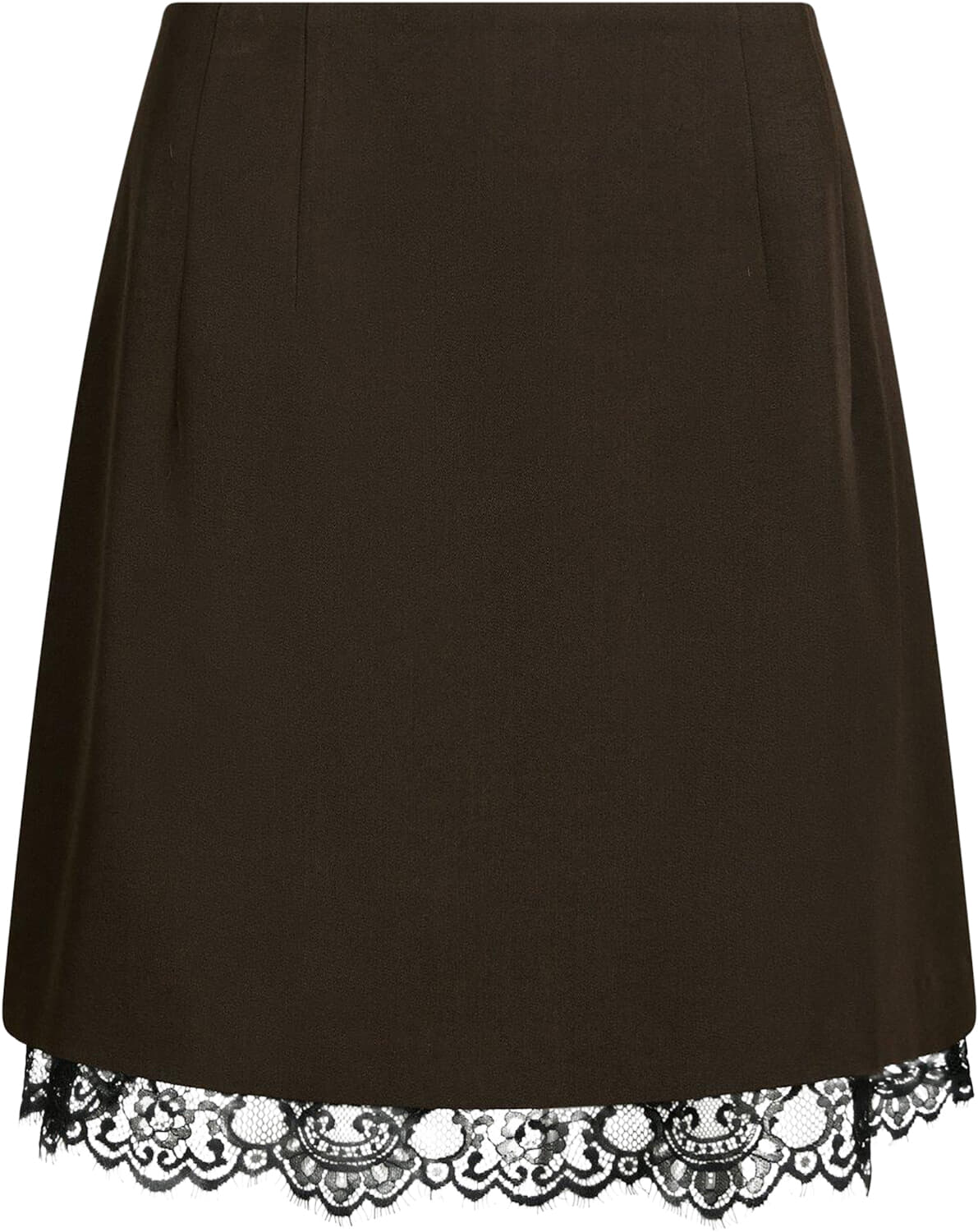 Neo Noir Brigitte structure Lace skirt Bruin