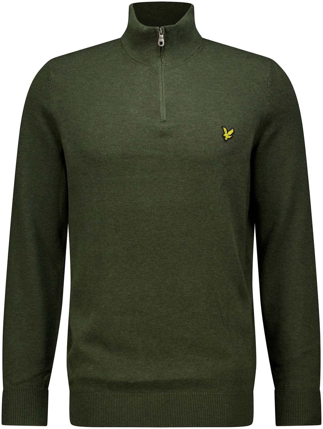 Lyle & Scott Half-zip Trui Eagle Army