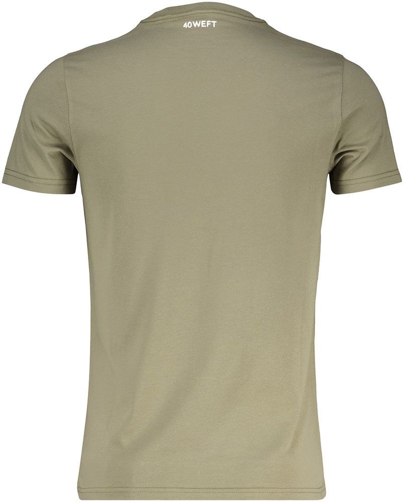 40weft T-Shirt Girocollo Groen