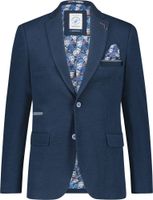 blazer pique Blauw