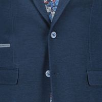 blazer pique Blauw