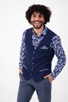 waistcoat pique Blauw