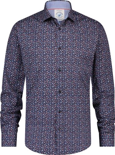 A Fish Named Fred Shirt bubble structure Blauw