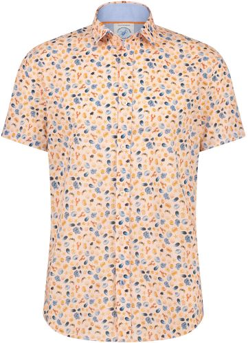 A Fish Named Fred shirt ss lobster Oranje