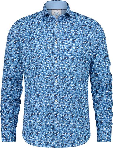 A Fish Named Fred shirt shell Blauw