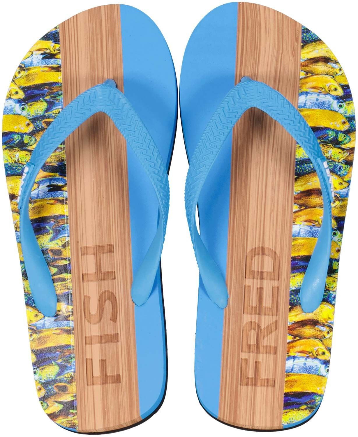 A Fish Named Fred Slippers Flip Flop Blauw