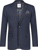 Blazer Pique Blauw