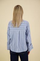 Blouse Elda Streep Blauw