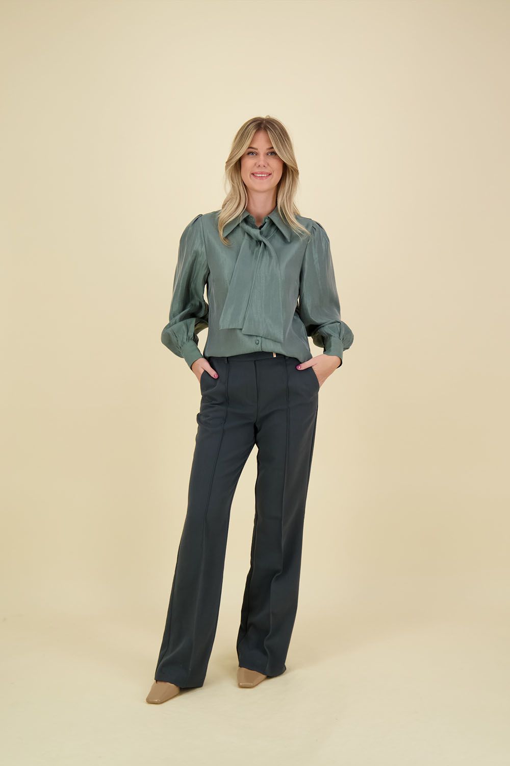 Aaiko Pantalon Chantalle Groen