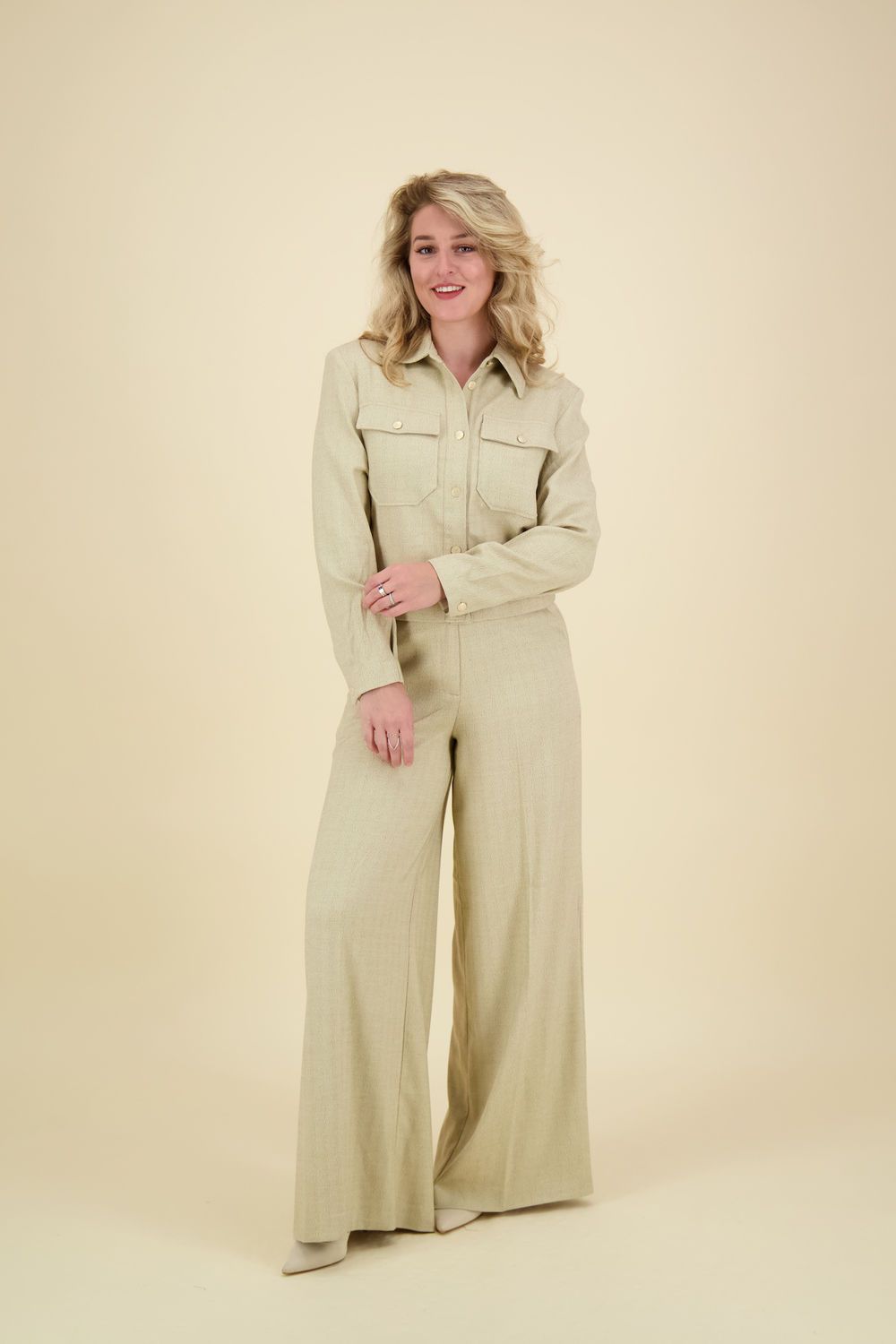 Aaiko Pantalon Nore Beige