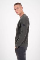 wafel crewneck Groen