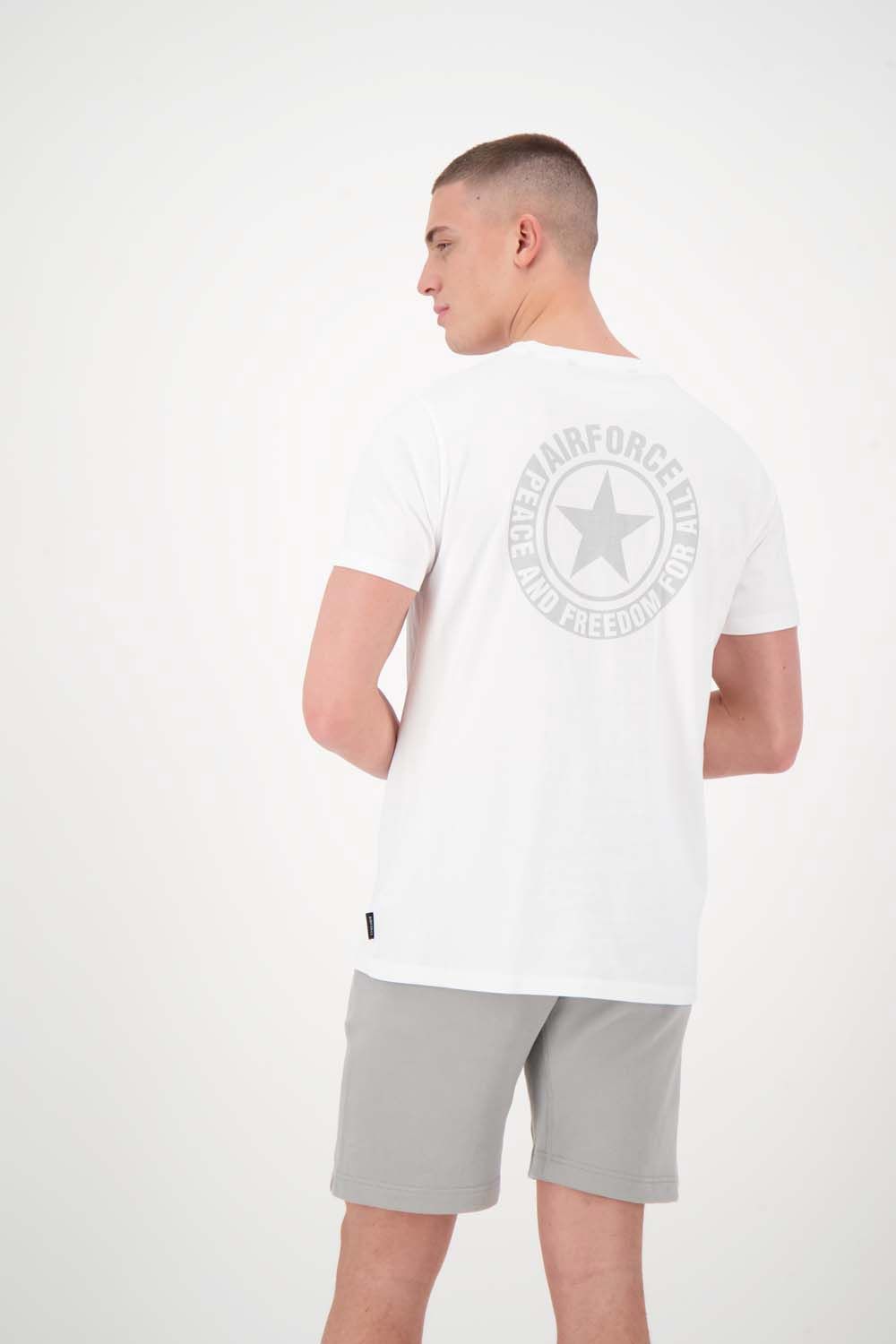 Airforce T-shirt Wit 