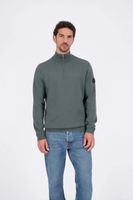 knitwear quarter zip Groen