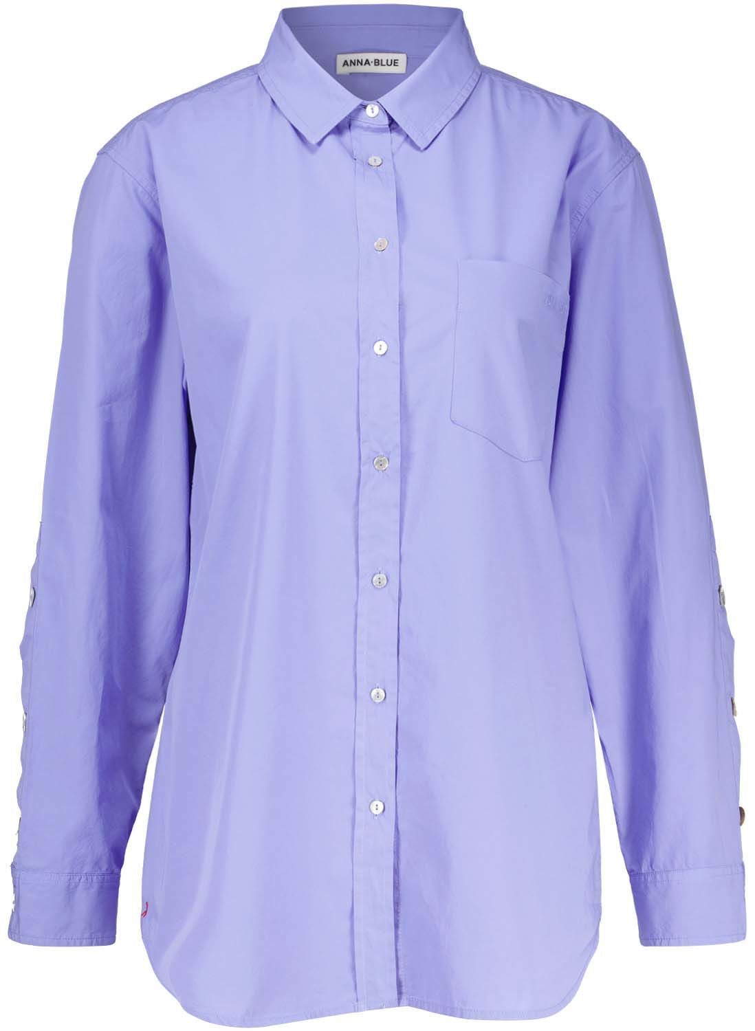 Anna Blue Blouse Laureen Paars