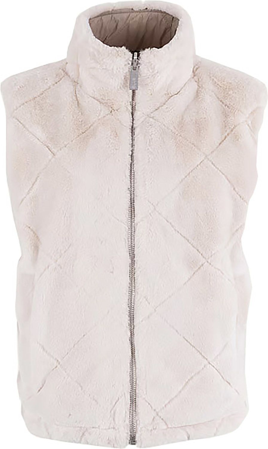 Anna Blue Gilet Flint V Beige