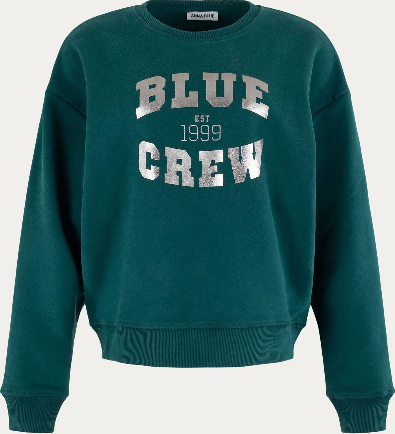 Anna Blue Sweater Blue Crew Groen 