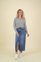 Top Striped Blauw