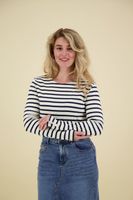 Top Striped Blauw